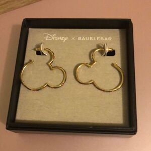 Disney x baublebar mouse earrings with colorful gems